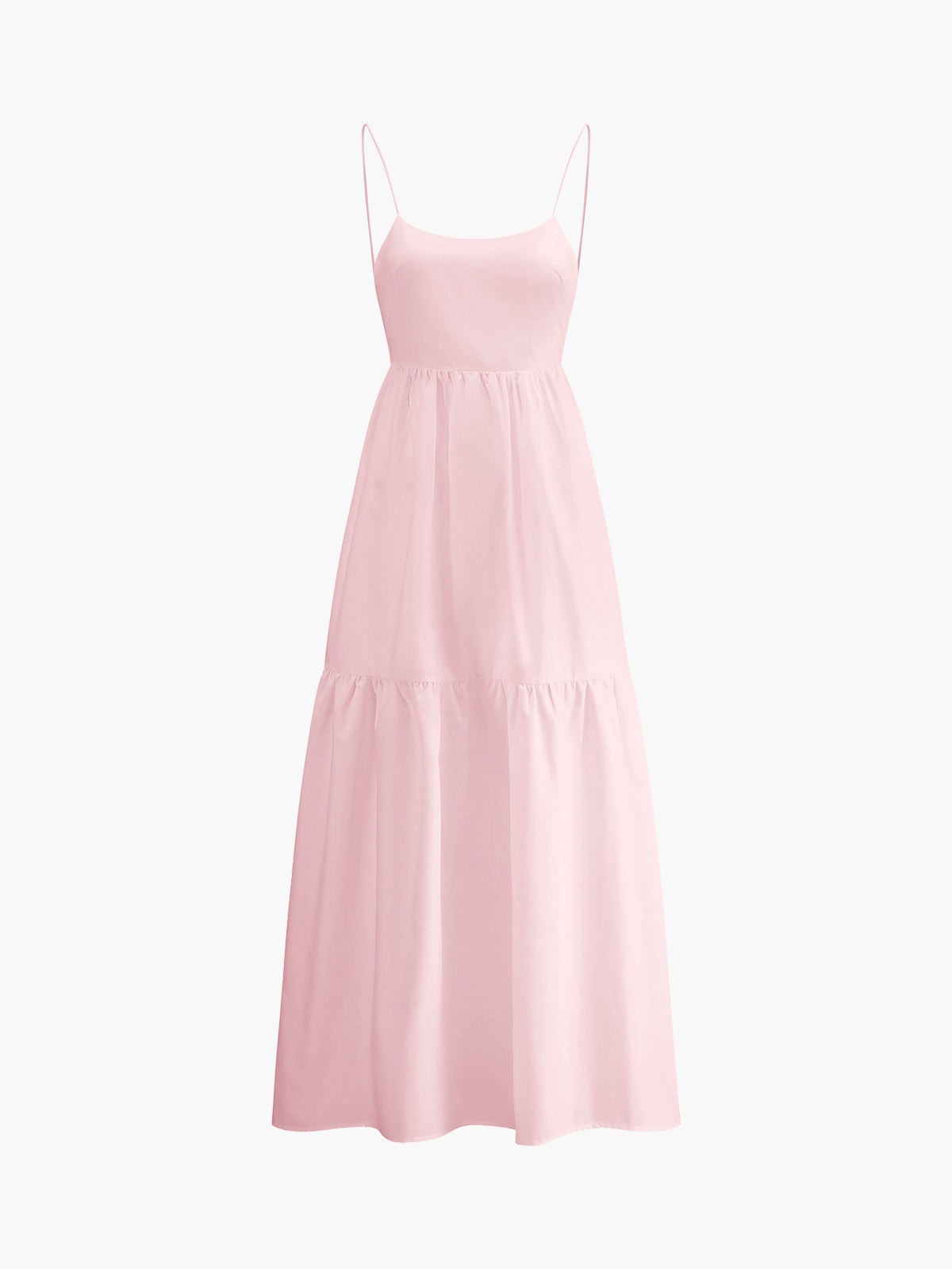 Charlene Robe Maxi Dos Nu – Robe Longue Élégante Sans Manches à Décolleté Profond