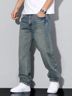 Jeans Baggy Maël Uomo – Jeans Larghi dallo Stile Streetwear Casual