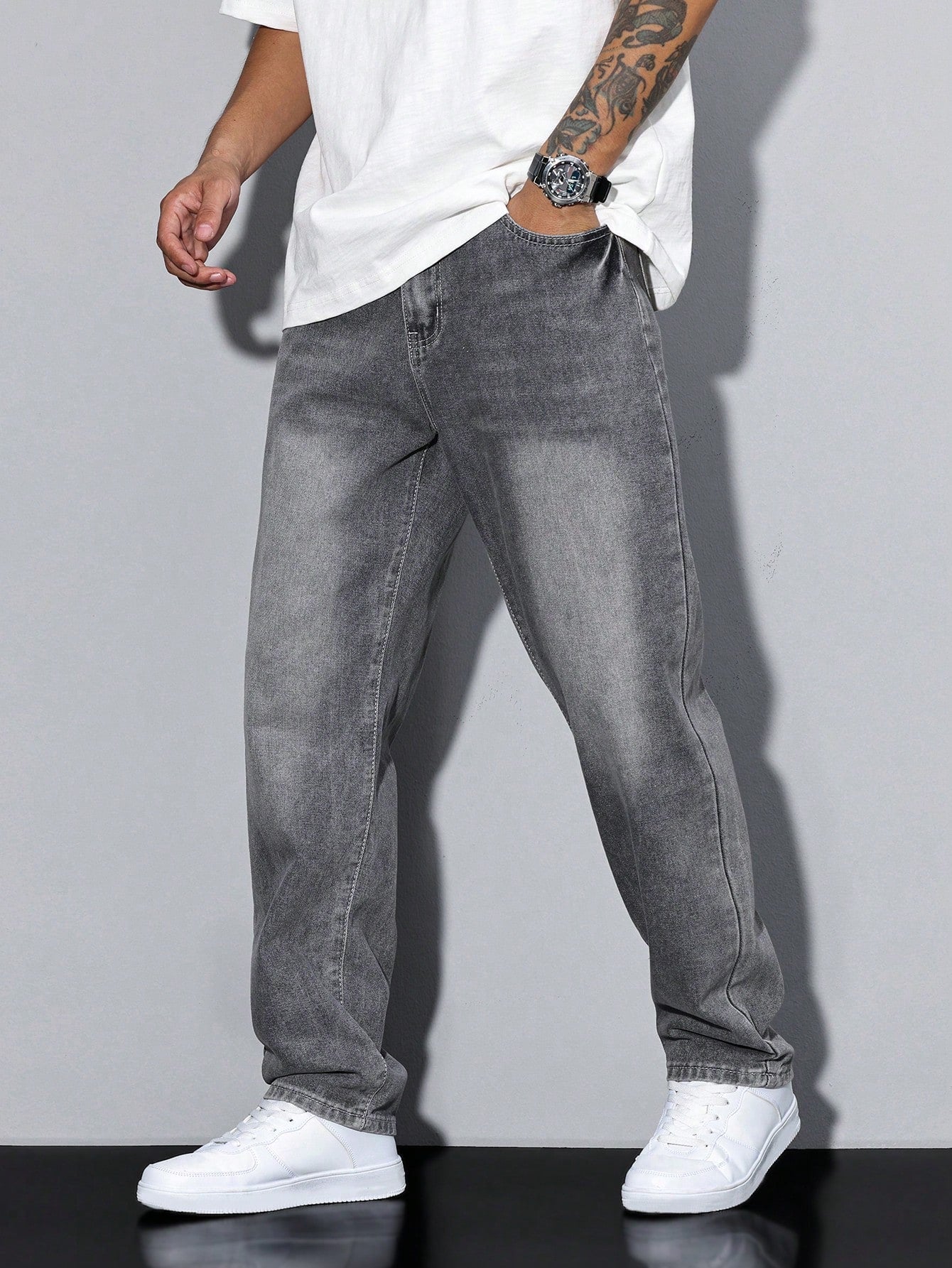 Maël Jean Baggy Homme – Jean Ample au Style Streetwear Décontracté