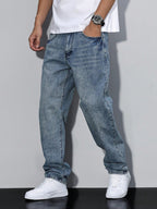 Jeans Baggy Maël Uomo – Jeans Larghi dallo Stile Streetwear Casual