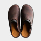 Gabin Claquettes Homme – Sandales en Cuir avec Semelle Antidérapante