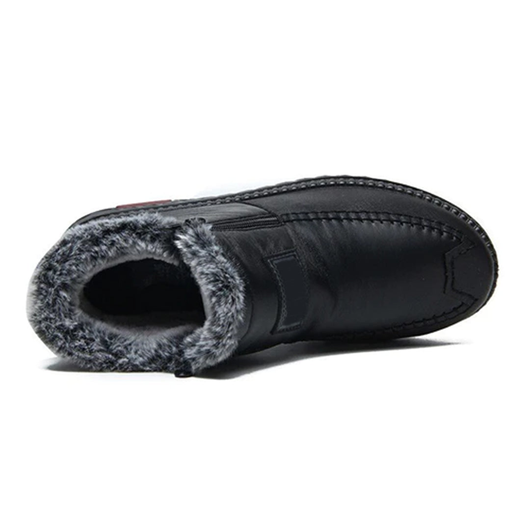 Kennedy Bottes d’Hiver Femme – Bottines Chaudes avec Doublure Douce et Fermeture Éclair