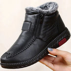 Kennedy Bottes d’Hiver Femme – Bottines Chaudes avec Doublure Douce et Fermeture Éclair