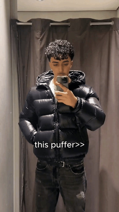 Brandon Doudoune Homme – Veste Matelassée à Capuche avec Fermeture Zippée et Style Urbain