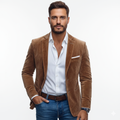 Laurent Blazer Homme – Coupe Slim Fit, Style Casual Chic & Finition Soignée