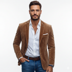 Laurent Blazer Homme – Coupe Slim Fit, Style Casual Chic & Finition Soignée