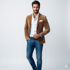 Laurent Blazer Homme – Coupe Slim Fit, Style Casual Chic & Finition Soignée