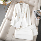 Avery Ensemble Femme Blazer et Pantalon Coupe Élégante pour un Style Raffiné