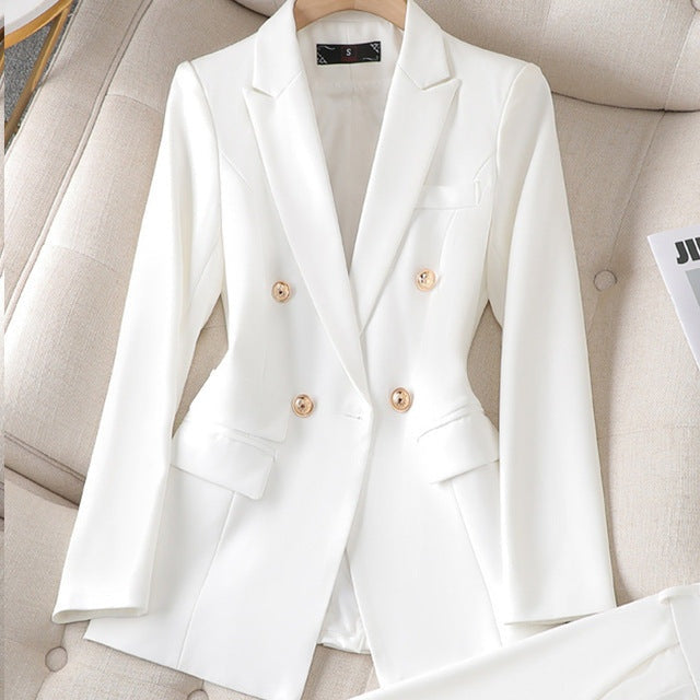 Avery Ensemble Femme Blazer et Pantalon Coupe Élégante pour un Style Raffiné