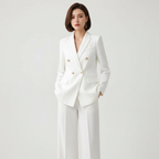 Avery Ensemble Femme Blazer et Pantalon Coupe Élégante pour un Style Raffiné