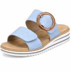 Yselle Mules Femme Compensées – Mules Confort à Semelle Souple et Bride Ajustable
