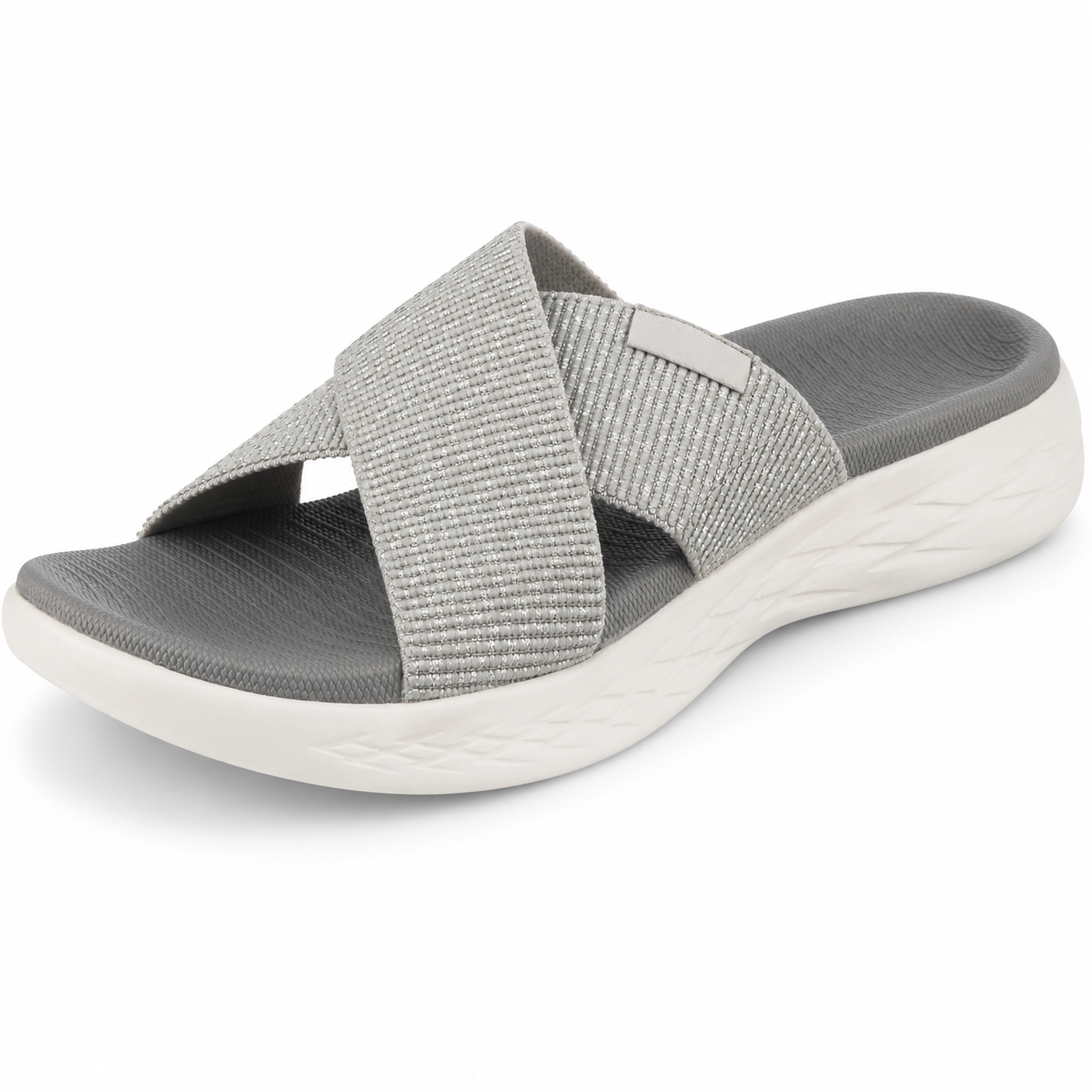 Océane Mules Femme Sport – Sandales Confort à Brides Croisées et Semelle Amortissante