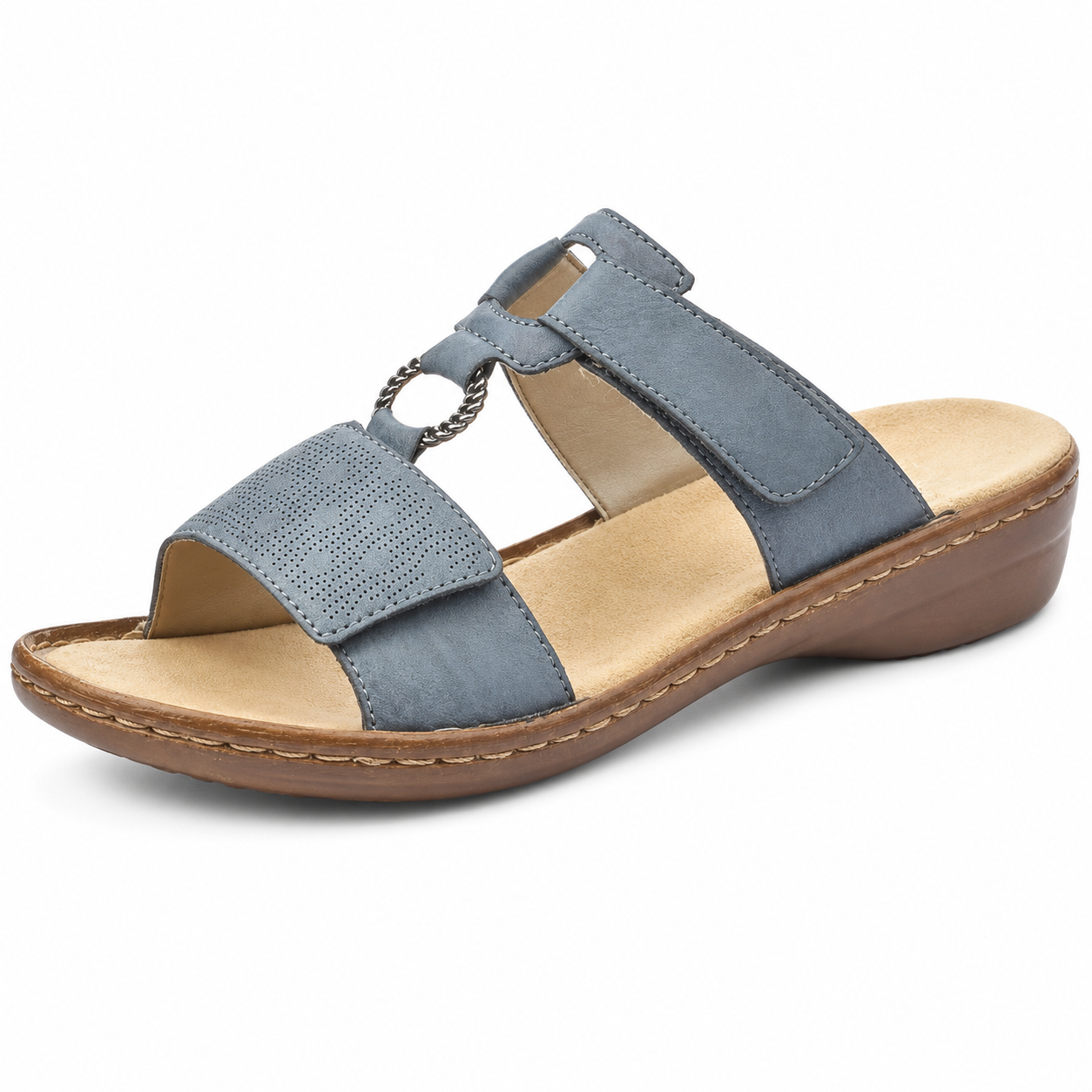 Evelina Mules Femme Confort – Mules Légères à Bride Ajustable et Semelle Amortissante
