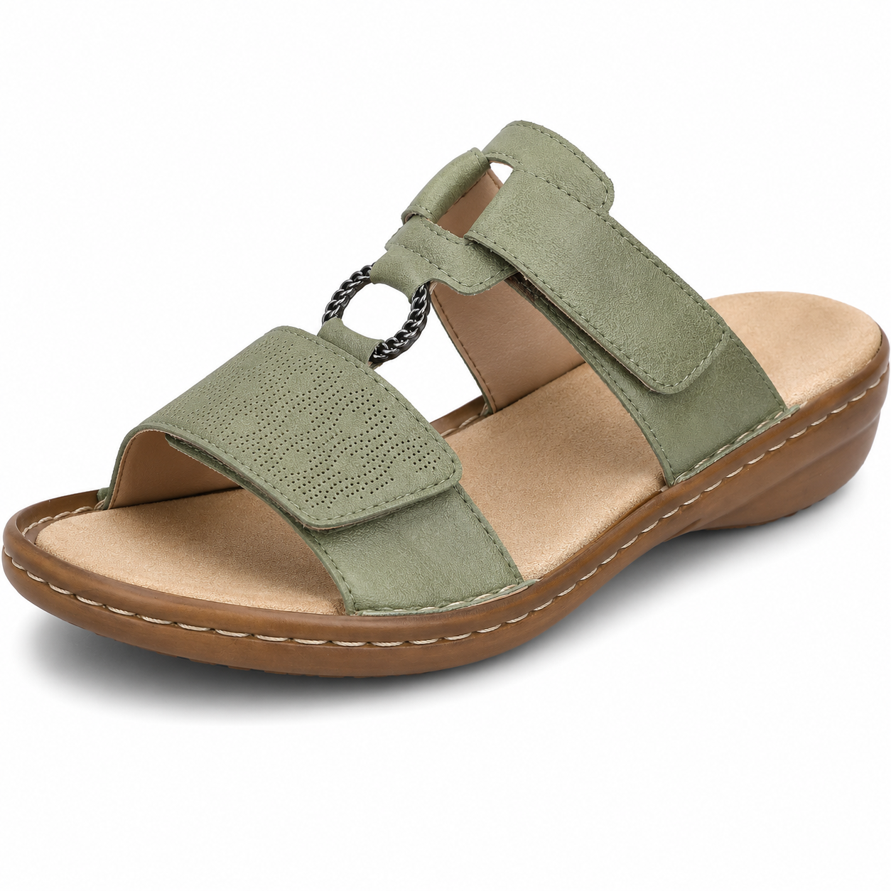 Evelina Mules Femme Confort – Mules Légères à Bride Ajustable et Semelle Amortissante