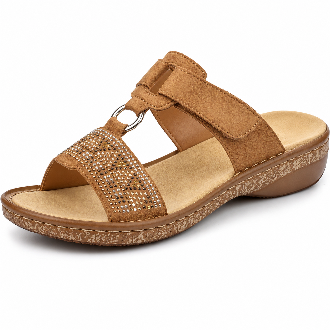 Evelina Mules Femme Confort – Mules Légères à Bride Ajustable et Semelle Amortissante