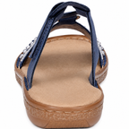 Saskia Mules Femme Confort – Mules Légères à Bride Auto-Agrippante et Semelle Amortissante