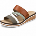 Capucine Mules Femme Compensées – Mules Confort à Bride Ajustable et Semelle Amortissante