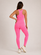 Isolde Sport Jumpsuit met Halternek, Open Rug en Figuurvormende Pasvorm voor Dames