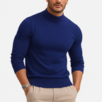 Étienne Pull Col Roulé Homme – Maille Douce, Coupe Ajustée & Style Élégant