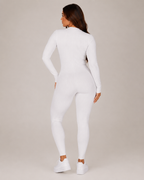 Kalia Seamless Sport Jumpsuit with Zipper, Long Sleeves, and Figure-Hugging Fit