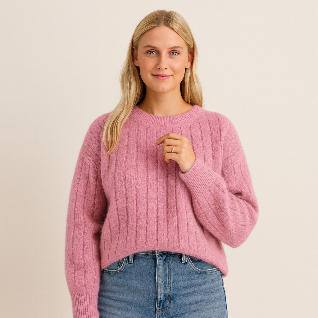 Parker Pull en Cachemire Femme – Maille Douce à Col Rond au Style Intemporel