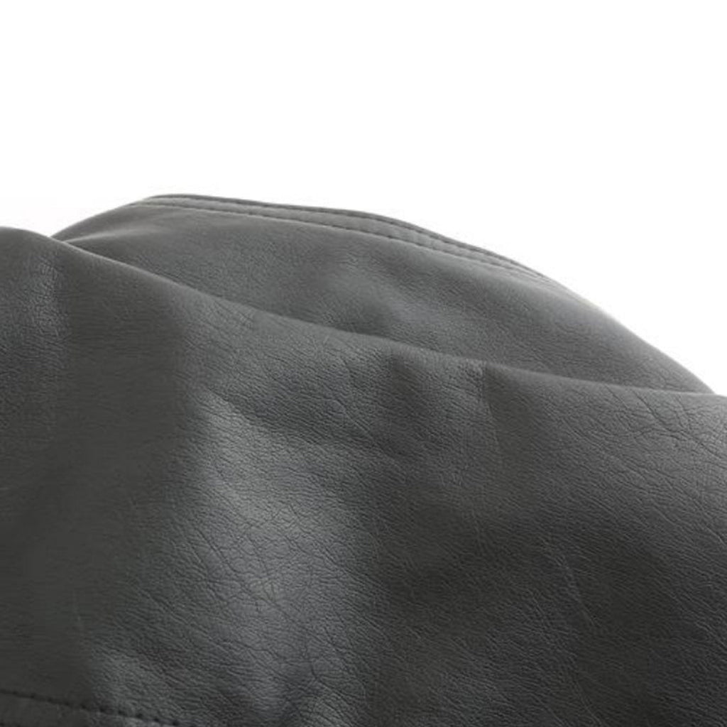 Freyja Veste Femme en Similicuir – Col Montant Élégant avec Fermetures Éclair Modernes