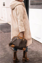 Evelyn Manteau Femme – Manteau Réversible Chaud avec Doublure Douce