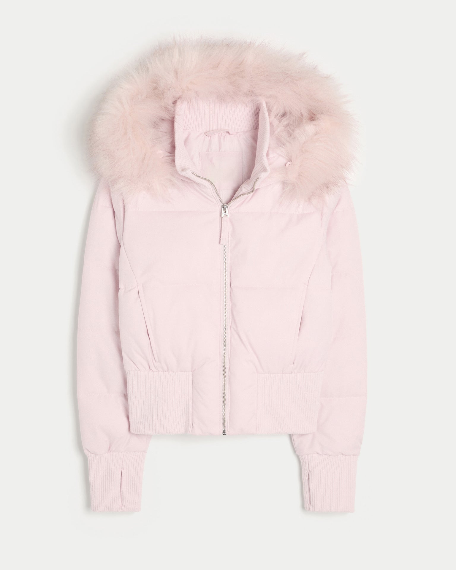 Morgan Manteau Hiver Femme – Veste Matelassée avec Capuche Amovible et Bordure en Fausse Fourrure