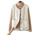 Riley Gilet Femme Sans Manches – Sherpa Doux, Poches Pratiques & Coupe Confortable