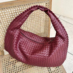 Ariane Sac à Main Tressé Femme – Grand Cabas en Cuir Vegan