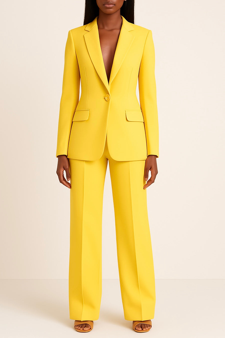 Peyton Ensemble Femme – Tailleur Pantalon Élégant avec Blazer Ajusté & Coupe Moderne