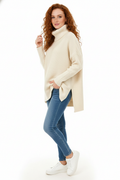 Maglione Dolcevita Donna Reese – Maglione Oversize in Maglia Morbida con Collo Alto Elegante