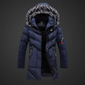 Bjorn Manteau Homme d’Hiver – Parka Matelassée à Capuche avec Finition Effet Fourrure