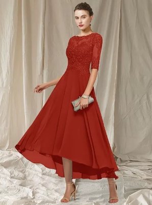 Celestine Robe de Soirée Femme – Dentelle Élégante, Jupe Fluide & Coupe Raffinée