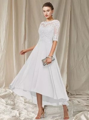 Celestine Robe de Soirée Femme – Dentelle Élégante, Jupe Fluide & Coupe Raffinée