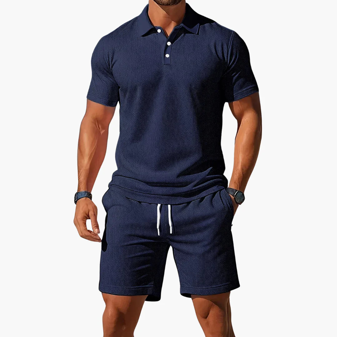 Thierry Ensemble Homme – Ensemble Polo et Short Léger pour l'Été