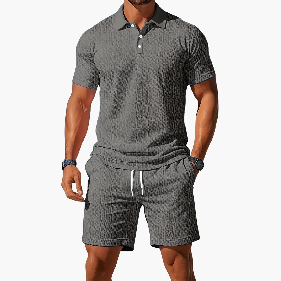 Thierry Ensemble Homme – Ensemble Polo et Short Léger pour l'Été