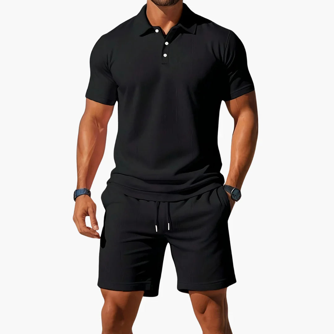 Thierry Ensemble Homme – Ensemble Polo et Short Léger pour l'Été