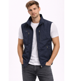 Bastien Men's Bodywarmer – Outdoor Vest with Zipper Closure, Stand-Up Collar, and Functional Pockets  