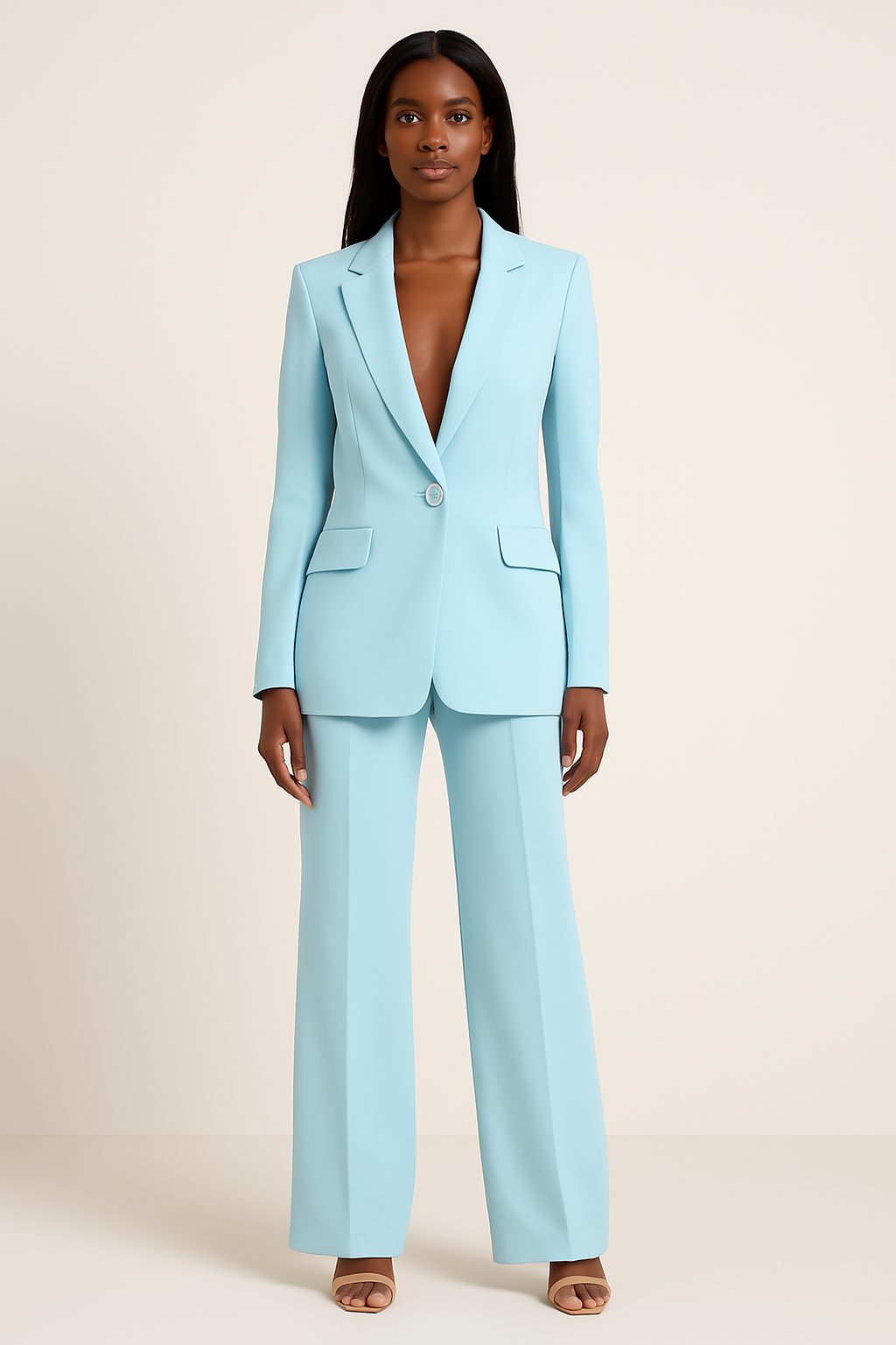 Peyton Ensemble Femme – Tailleur Pantalon Élégant avec Blazer Ajusté & Coupe Moderne