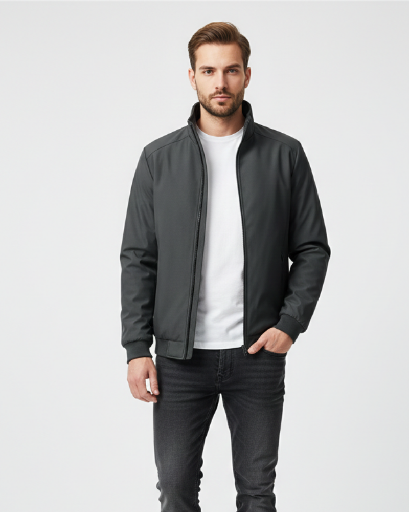 Armand Veste Hiver Homme – Doublure Polaire, Tissu Déperlant & Zip Pratique
