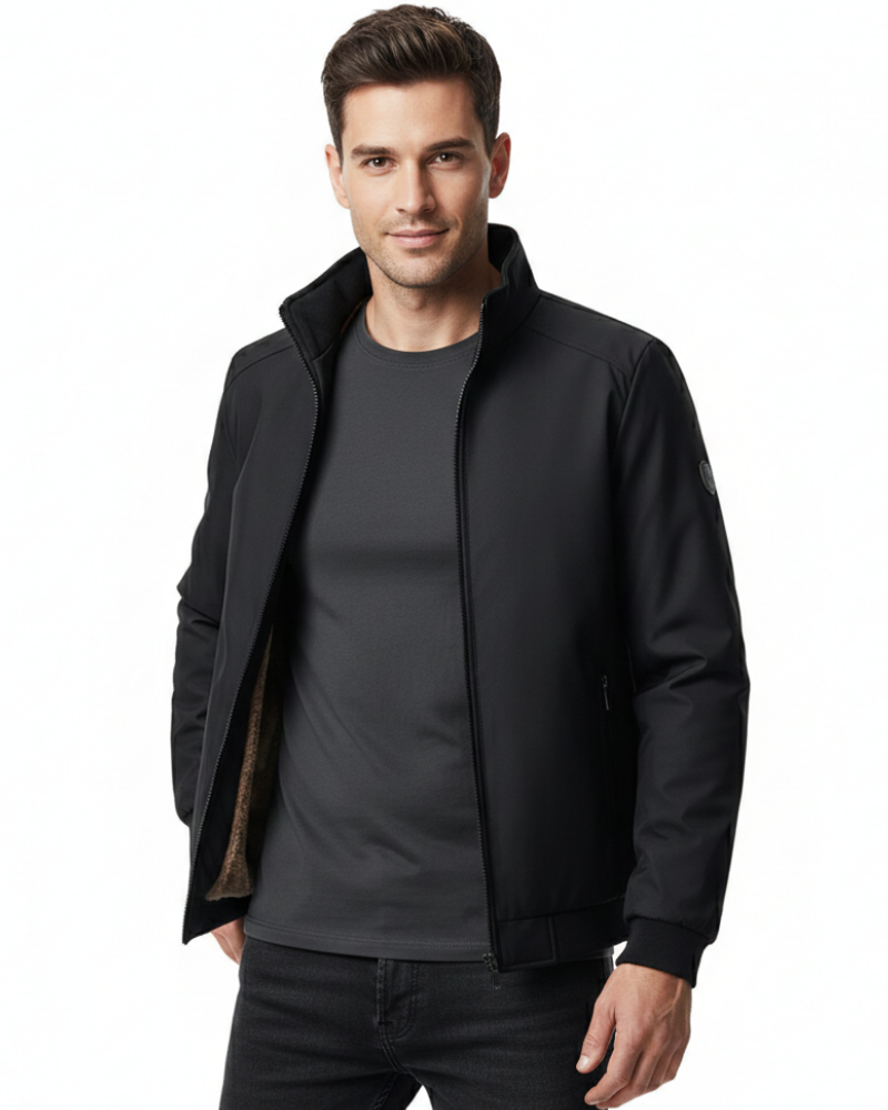 Armand Veste Hiver Homme – Doublure Polaire, Tissu Déperlant & Zip Pratique