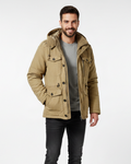 Grayson Veste d’Hiver Homme – Parka Imperméable avec Capuche Ajustable et Doublure Chaude