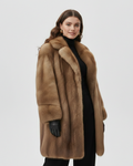Cappotto lungo da donna Tamsin – Cappotto elegante effetto pelliccia con taglio ampio e stile raffinato
