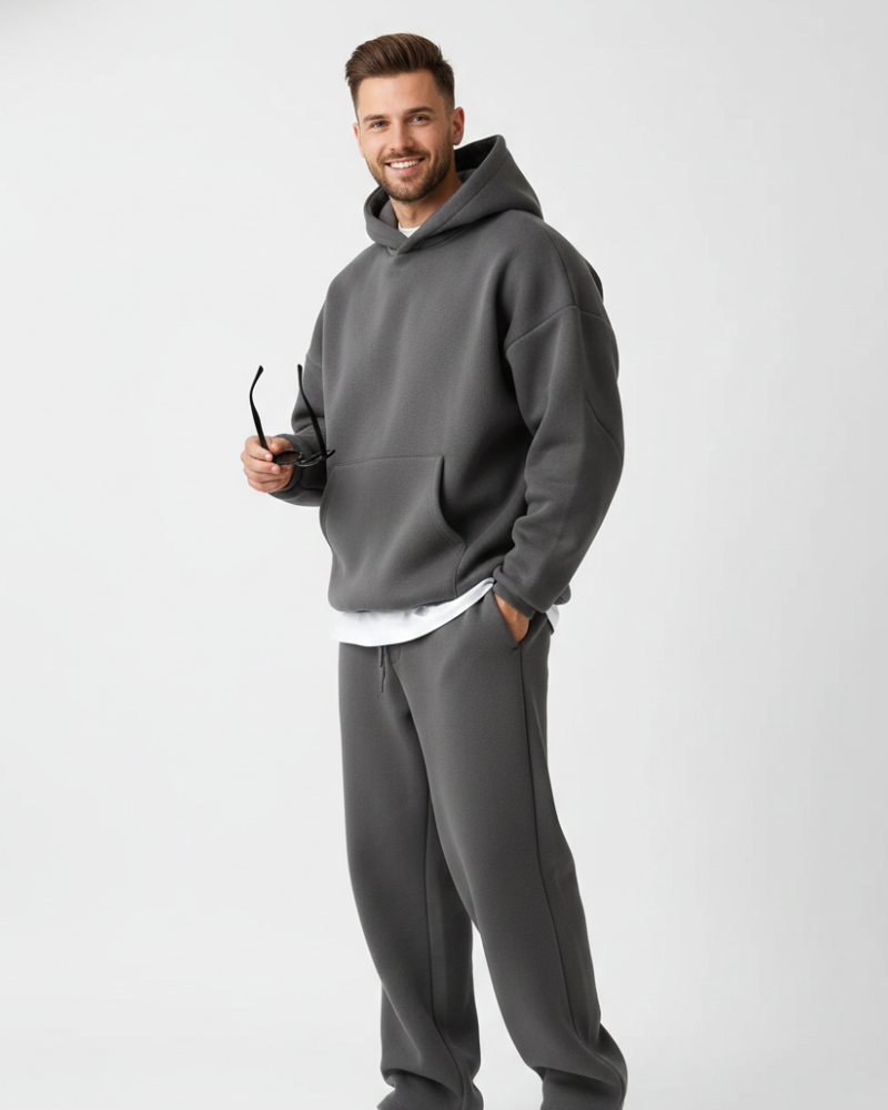 Sawyer Ensemble Jogging Homme – Hoodie Uni et Pantalon Confort pour Style Décontracté