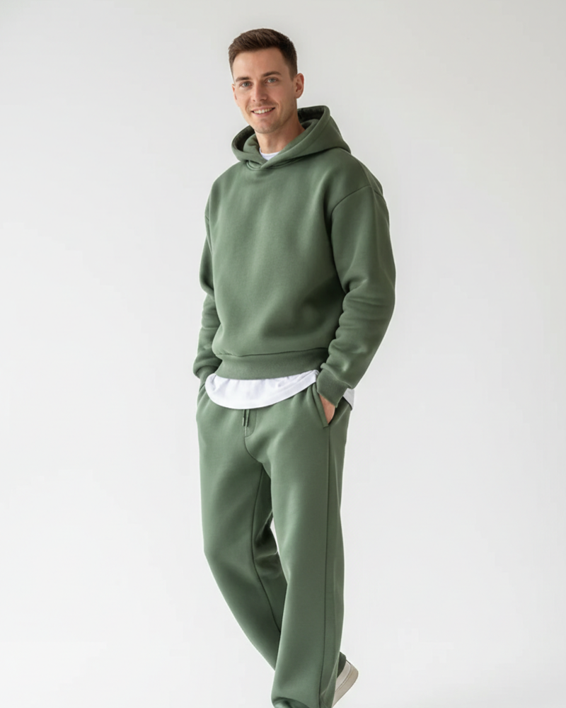 Sawyer Ensemble Jogging Homme – Hoodie Uni et Pantalon Confort pour Style Décontracté