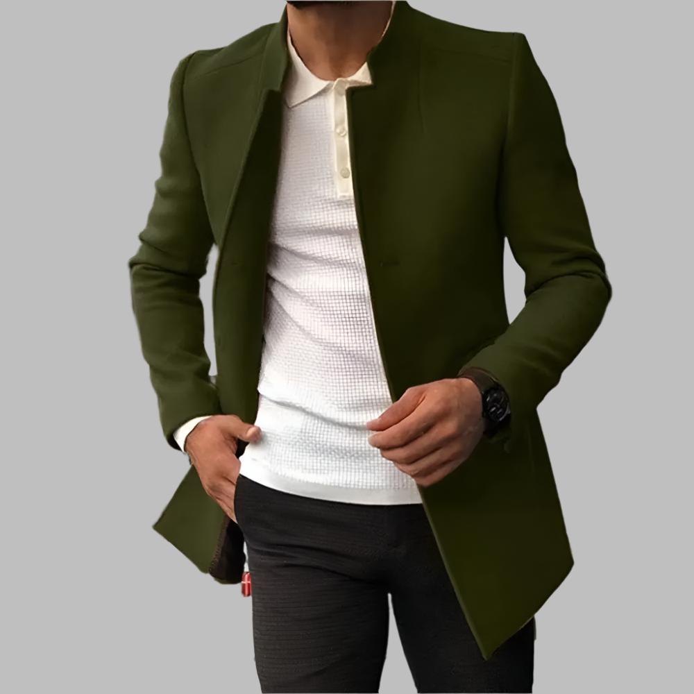 Julian Manteau Homme – Manteau en Laine Douce avec Coupe Élégante