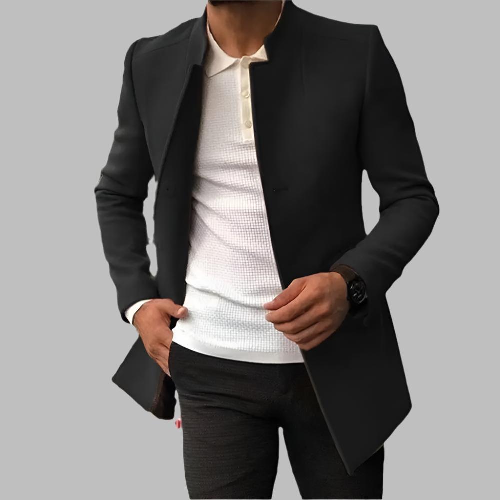 Julian Manteau Homme – Manteau en Laine Douce avec Coupe Élégante