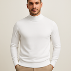 Étienne Pull Col Roulé Homme – Maille Douce, Coupe Ajustée & Style Élégant