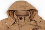 Carter Veste Militaire Homme – Veste à Doublure Douce avec Multiples Poches et Taille Ajustable